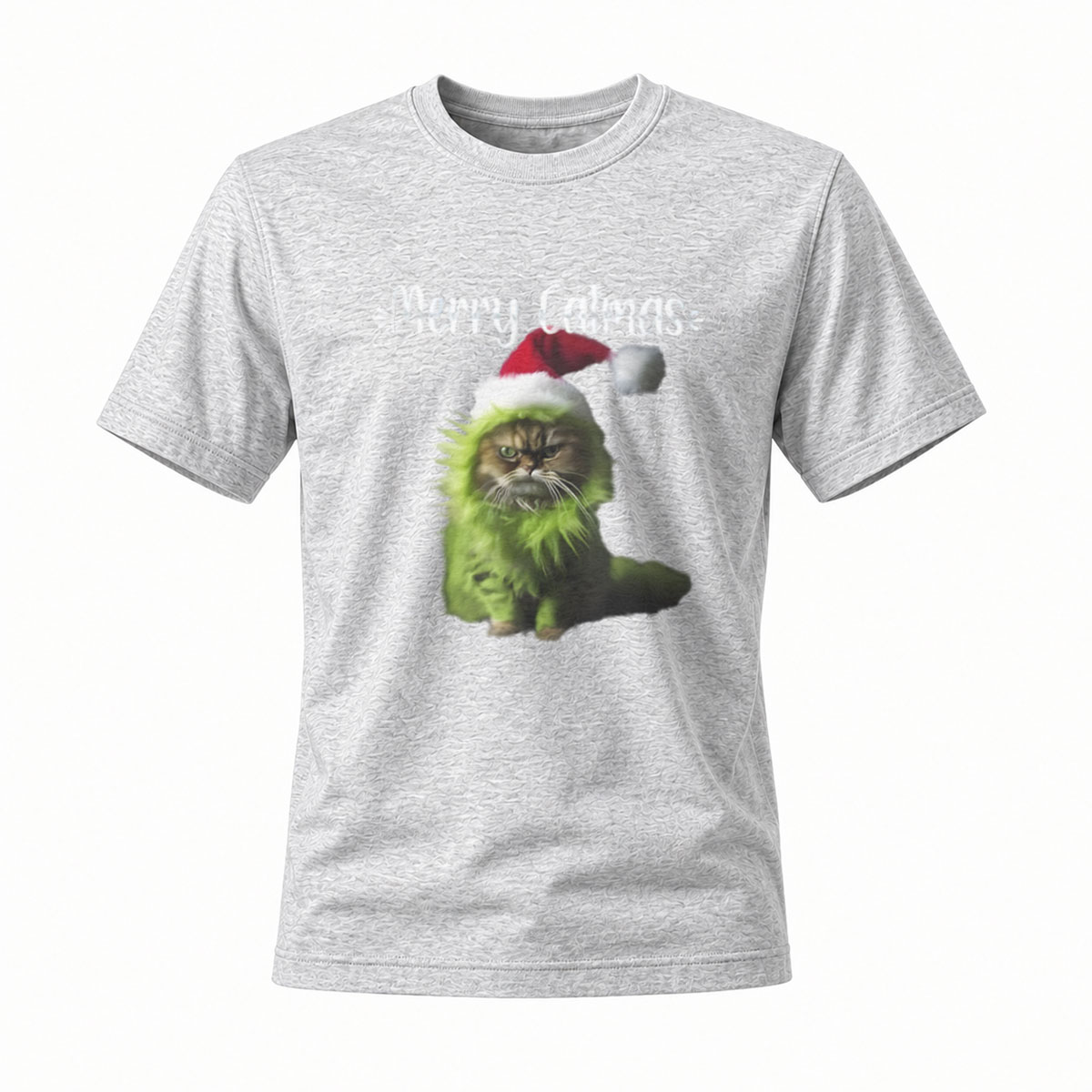 Merry Catmas Grinch Cat Christmas T-Shirt Men Women Holiday Gift - Image 3