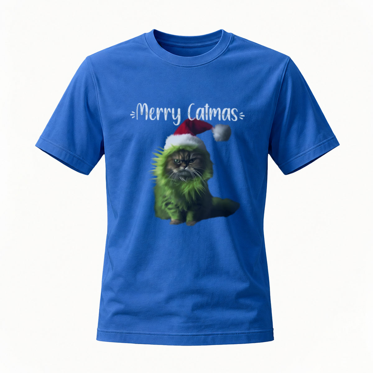 Merry Catmas Grinch Cat Christmas T-Shirt Men Women Holiday Gift - Image 4