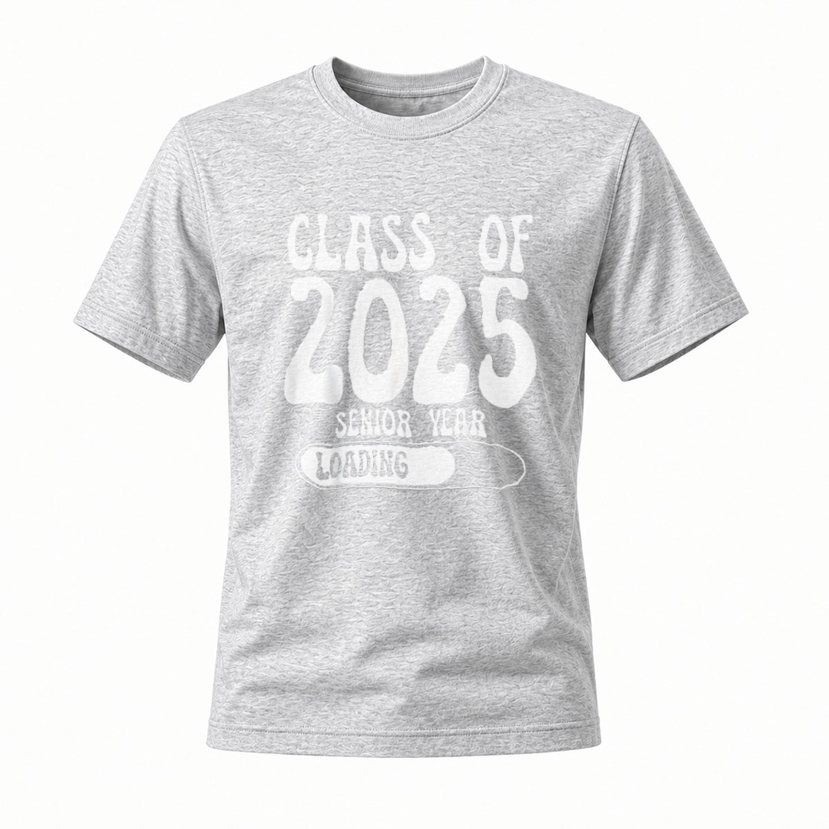 Class of 2025 Senior Year Loading T-Shirt Men Women Graduation Gift - Image 3