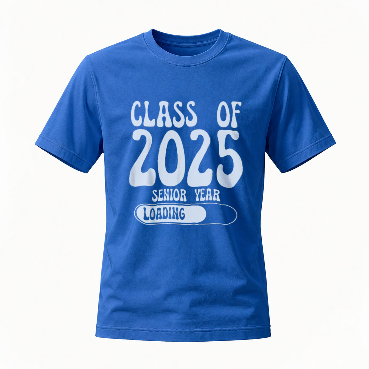 Class of 2025 Senior Year Loading T-Shirt Men Women Graduation Gift - Image 4