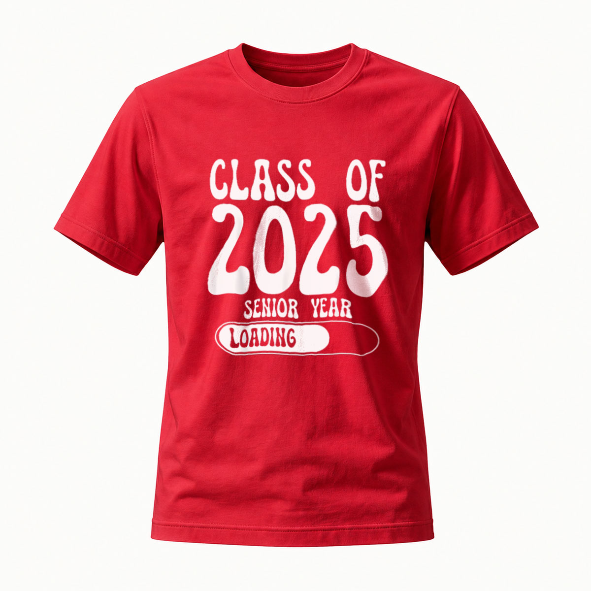Class of 2025 Senior Year Loading T-Shirt Men Women Graduation Gift - Image 5