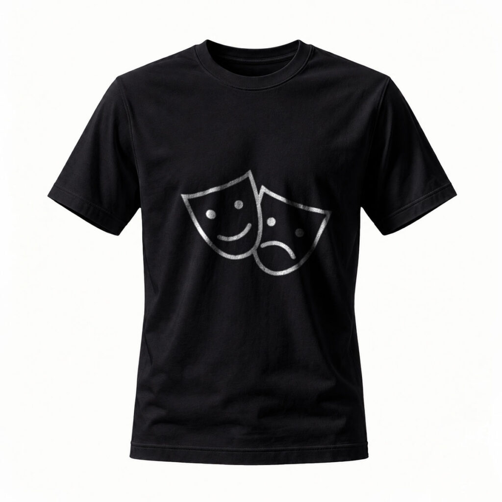Theater Masks T-Shirt Men's Women's Comedy Tragedy Gift