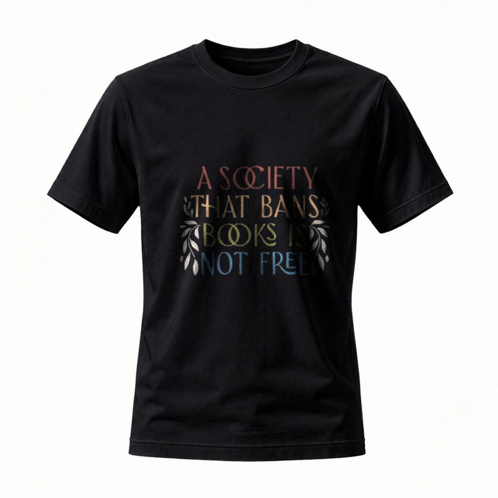 A Society That Bans Books Is Not Free T-Shirt Men Women Apparel
