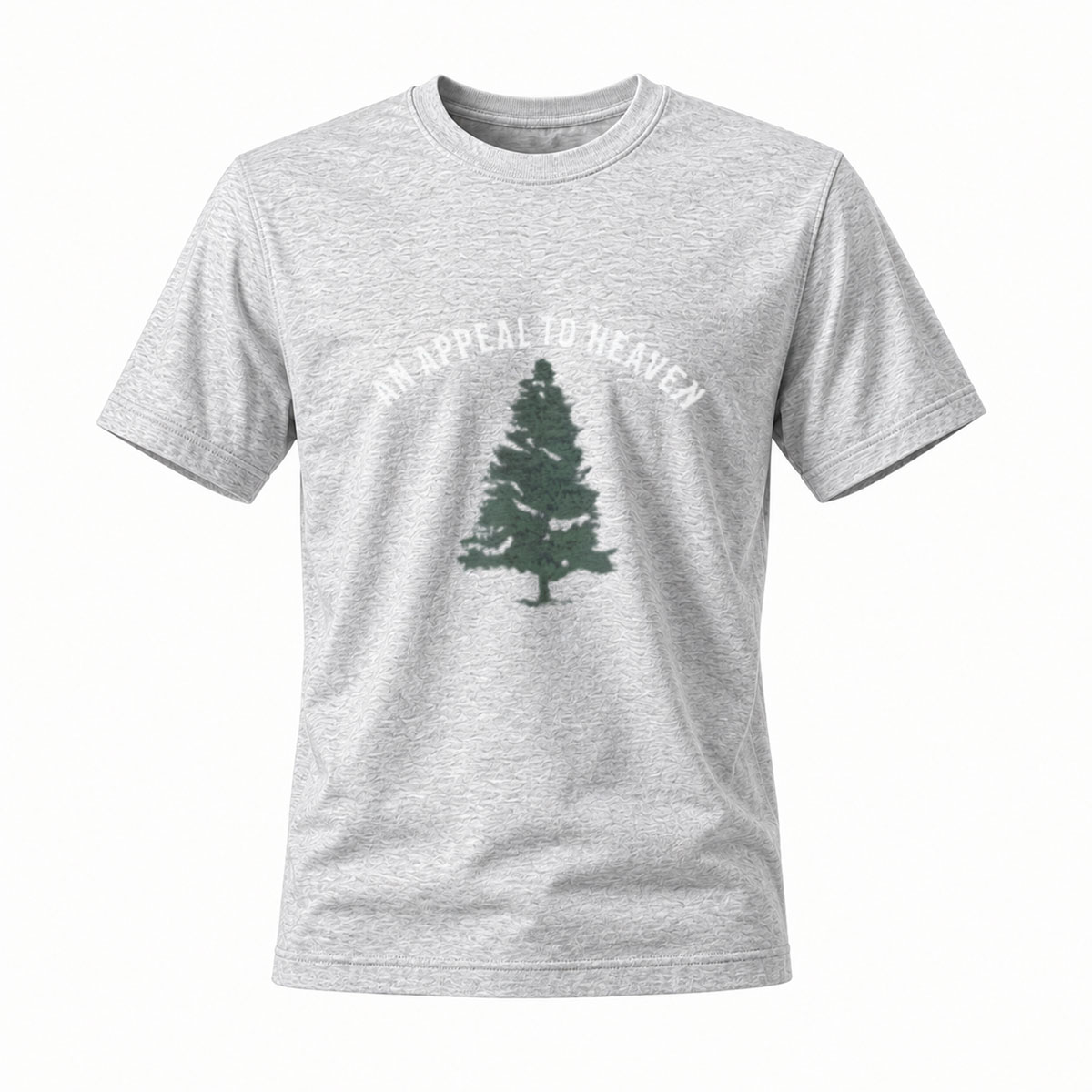 An Appeal to Heaven Tree Graphic T-Shirt Men's Black Casual Wear - Image 3