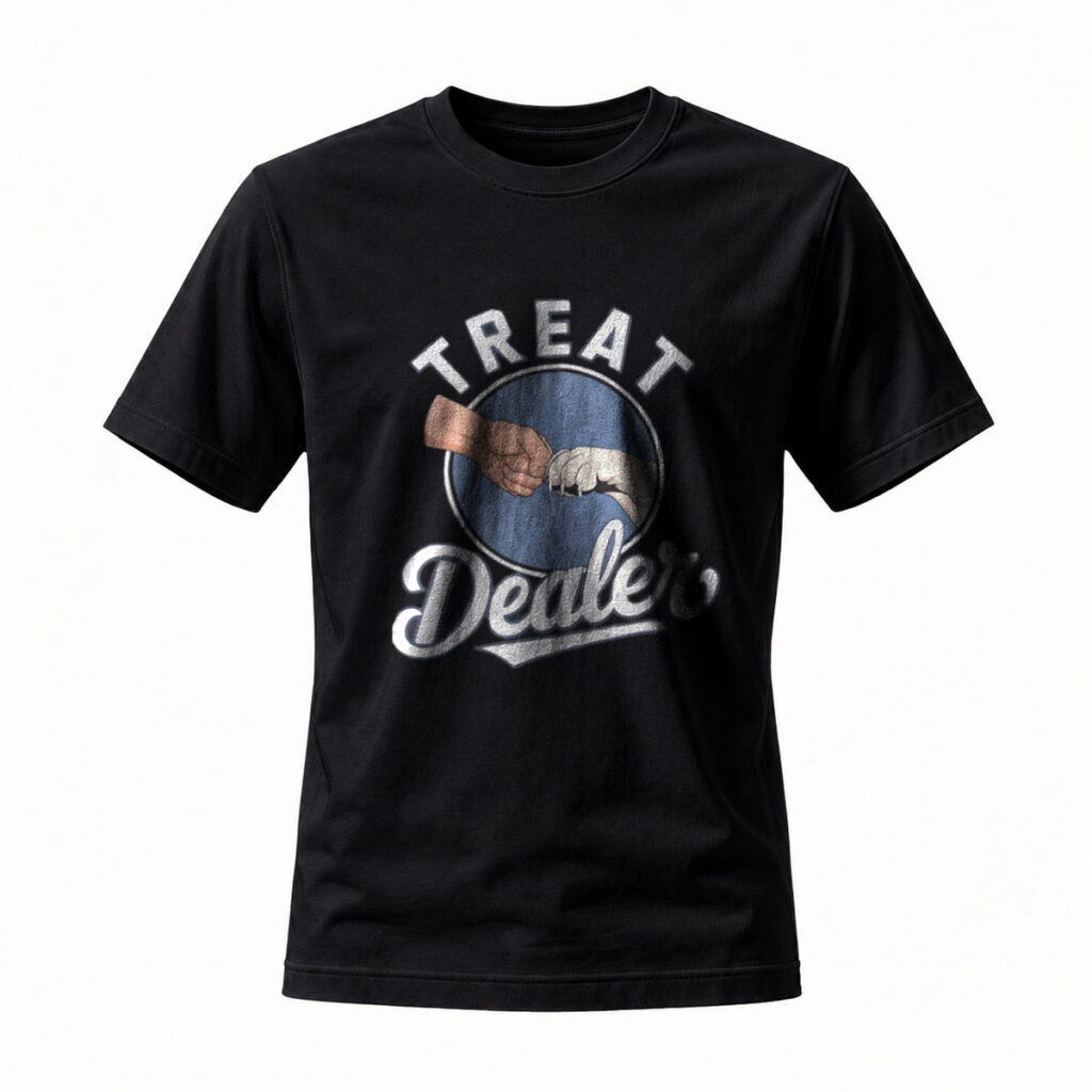 Treat Dealer T-Shirt Men's Funny Graphic Tee Gift