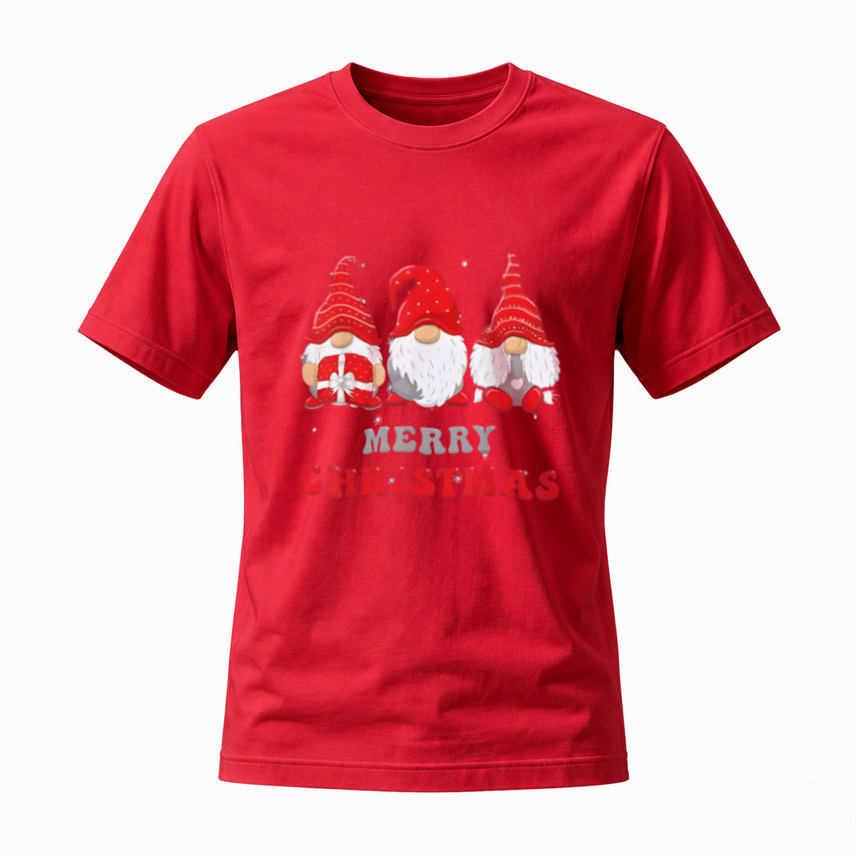 Merry Christmas Gnomes T-Shirt Men Women Holiday Gift Wear - Image 5