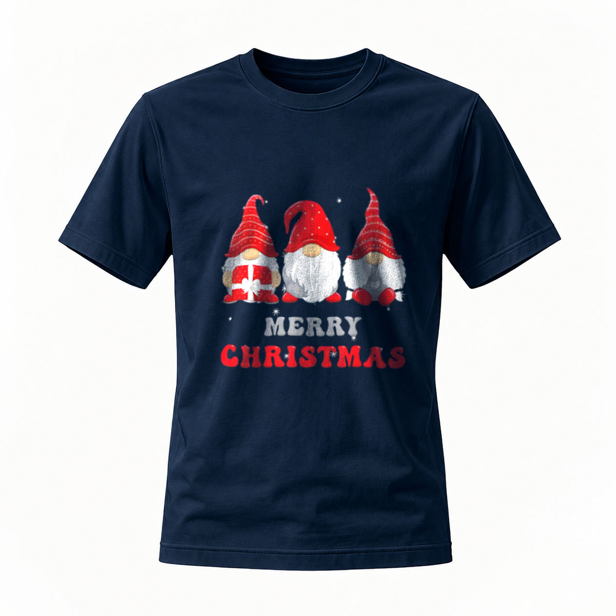 Merry Christmas Gnomes T-Shirt Men Women Holiday Gift Wear - Image 7