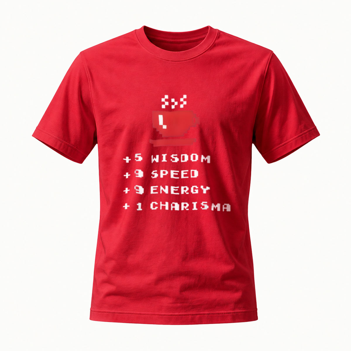 Coffee Power Up T-Shirt Men's Gaming Style Gift Wear - Image 5