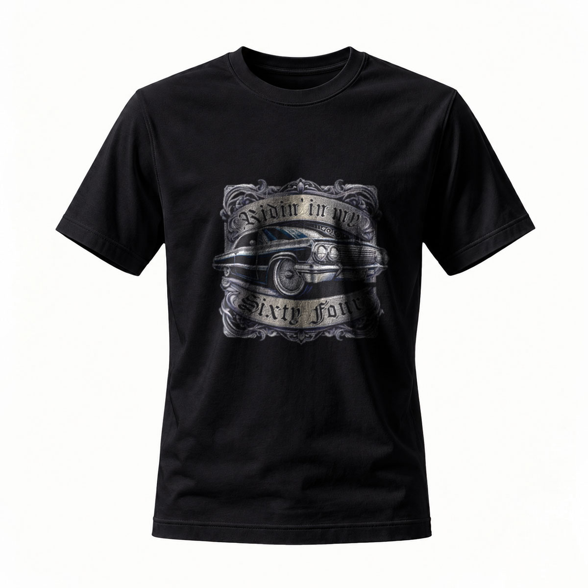 Ride in My Sixty Four Car Vintage T-Shirt Men's Classic Style