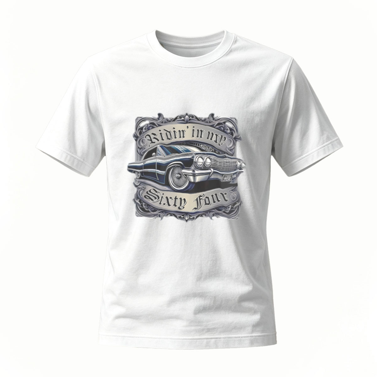 Ride in My Sixty Four Car Vintage T-Shirt Men's Classic Style - Image 2