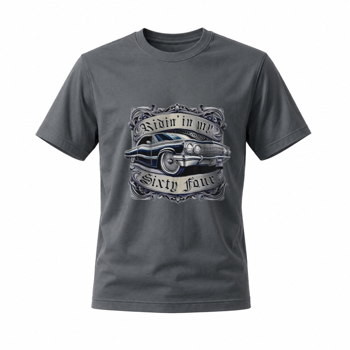 Ride in My Sixty Four Car Vintage T-Shirt Men's Classic Style - Image 6