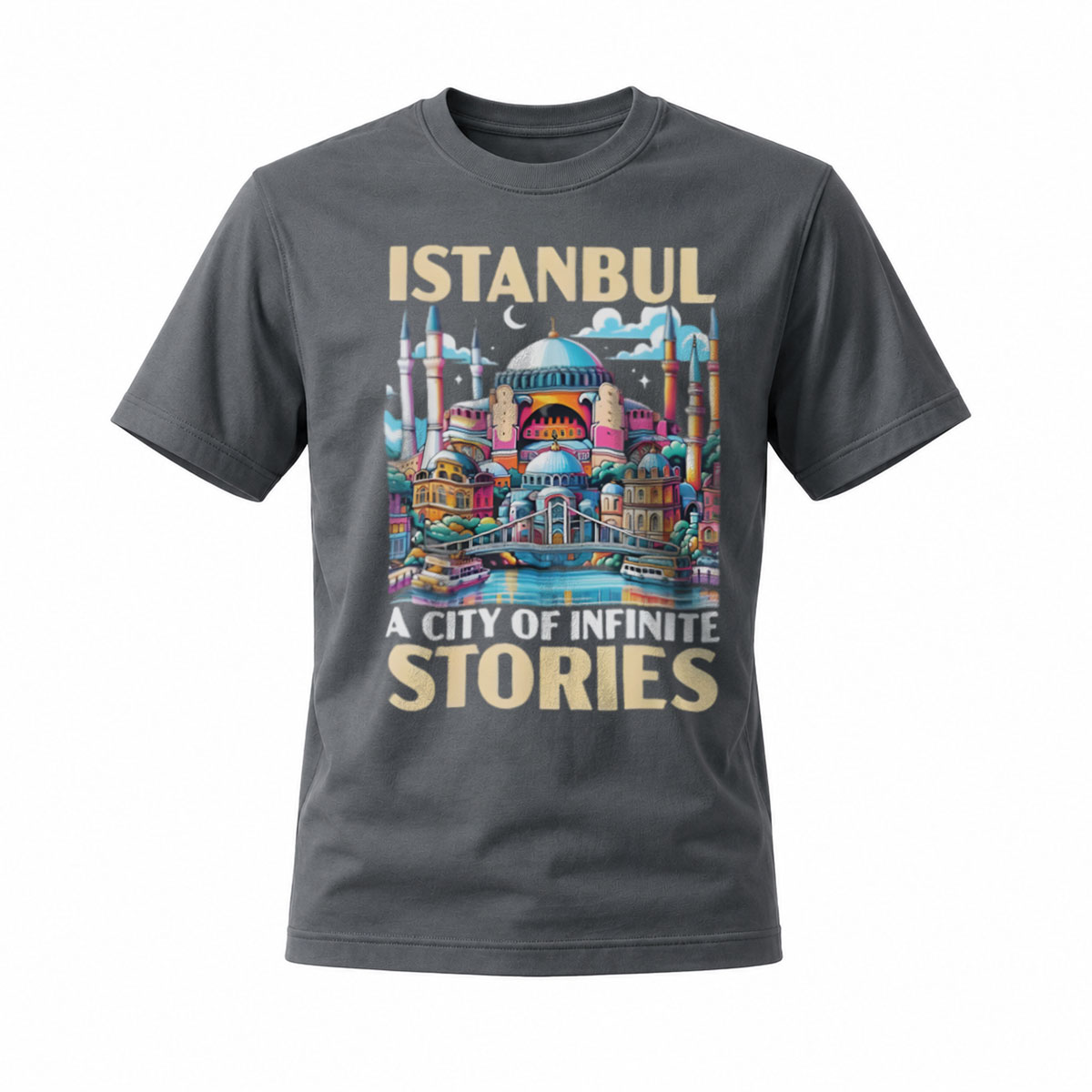 Istanbul City of Infinite Stories Men's T-Shirt - Image 6