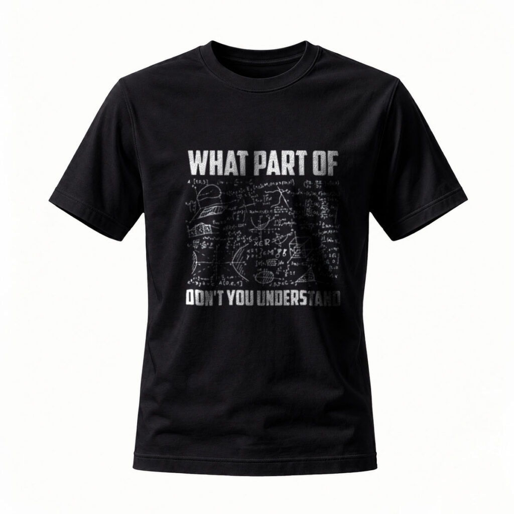 What Part of Math Don't You Understand Men's T-Shirt