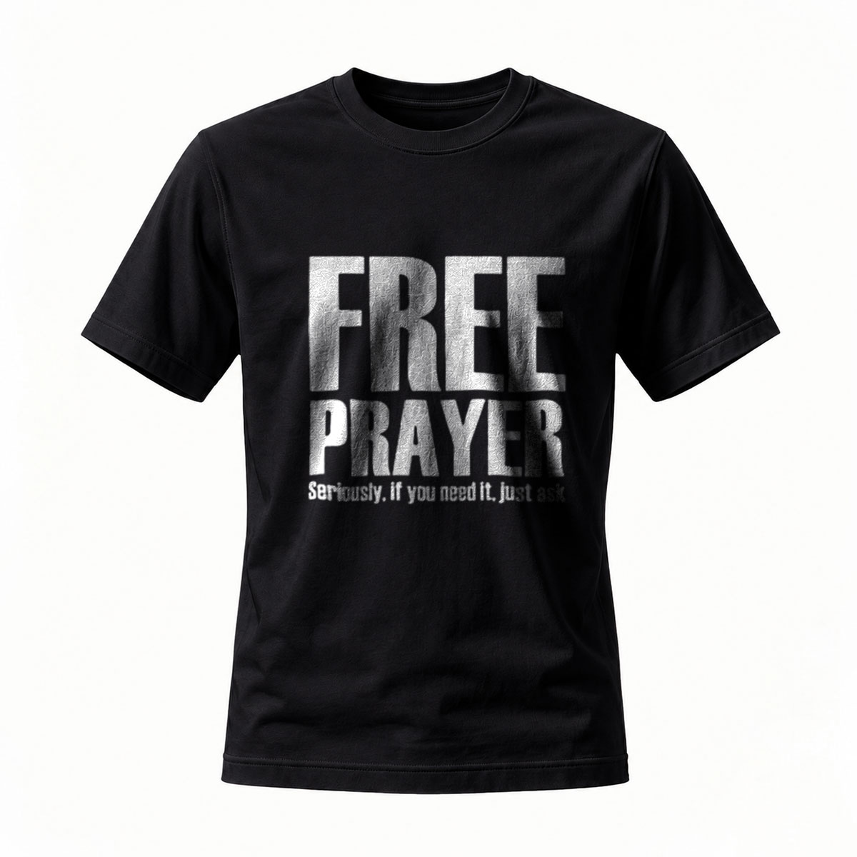 Free Prayer T-Shirt Men's Casual Religious Gift Apparel