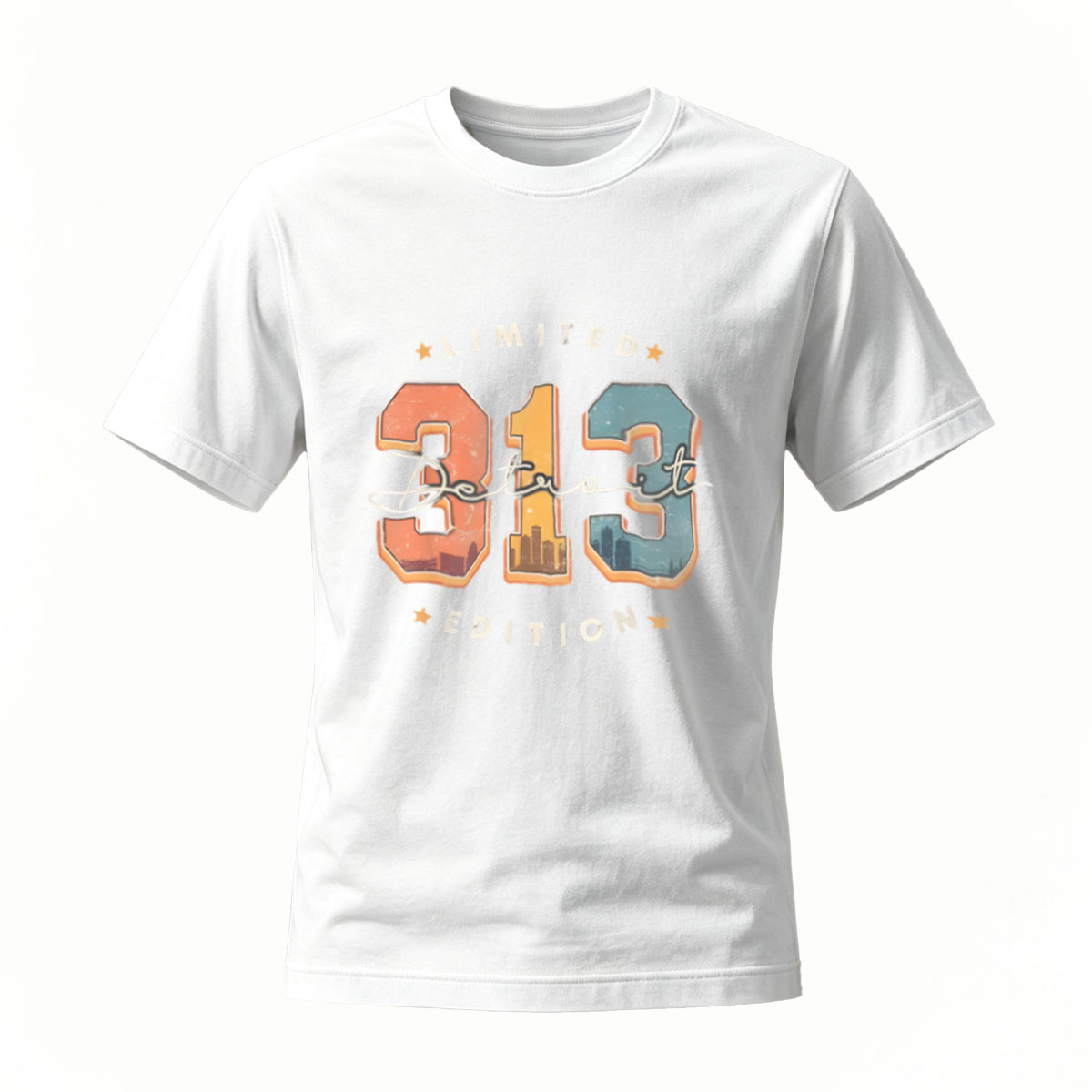 Detroit 313 Limited Edition Men's T-Shirt - Image 2