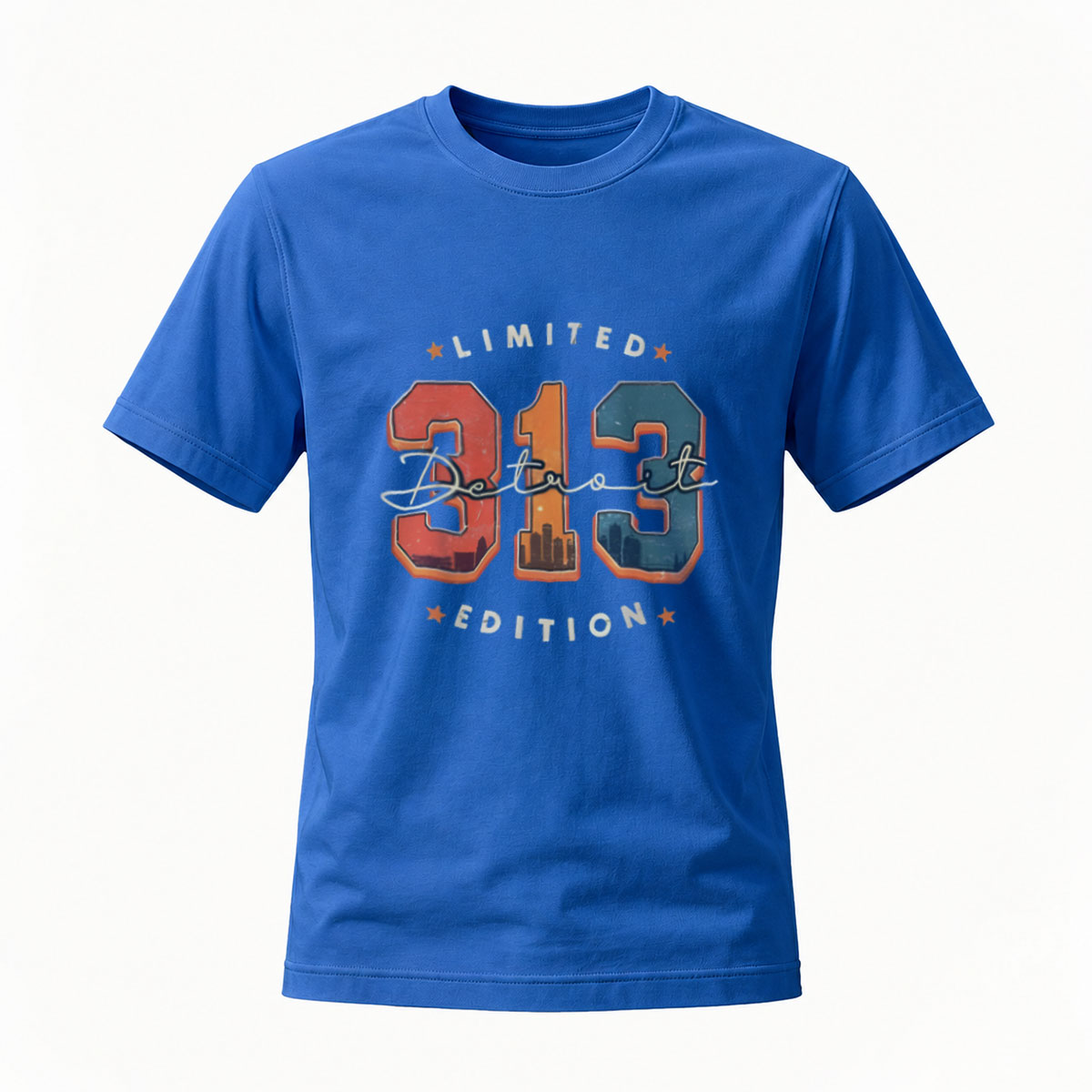 Detroit 313 Limited Edition Men's T-Shirt - Image 4