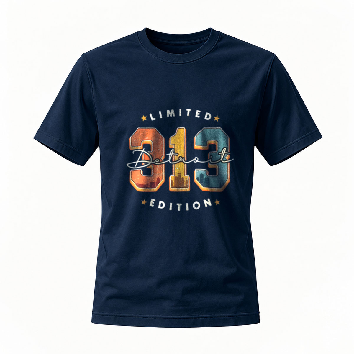 Detroit 313 Limited Edition Men's T-Shirt - Image 7
