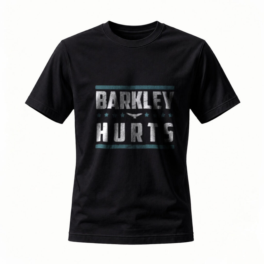 Barkley Hurts T-Shirt Men's Black Sports Fan Gift Apparel