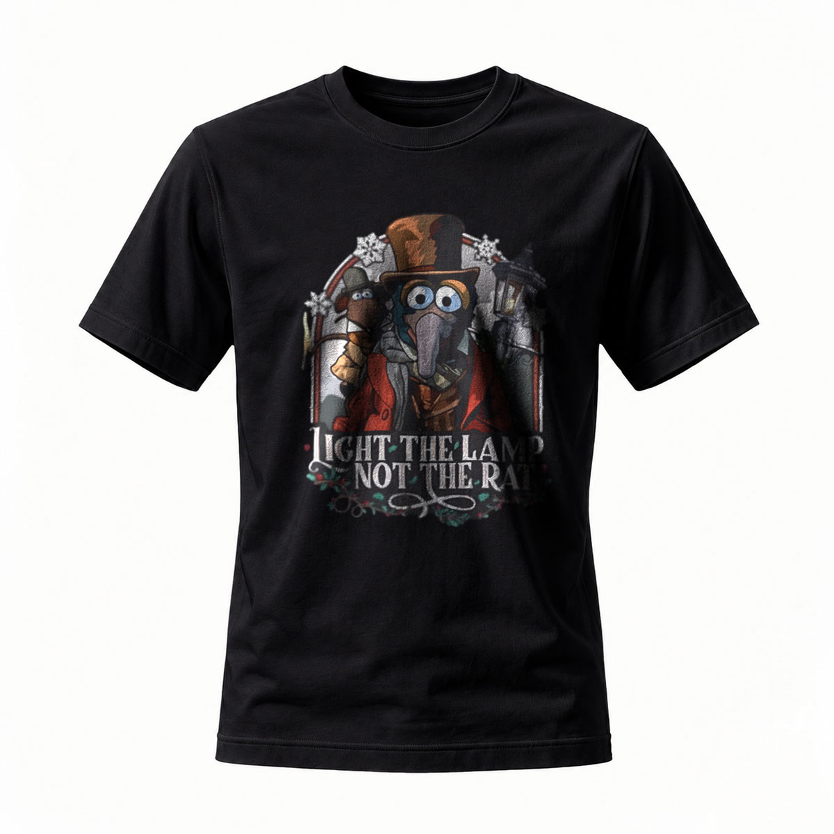Light the Lamp Not the Rat Steampunk Plague Doctor T-Shirt