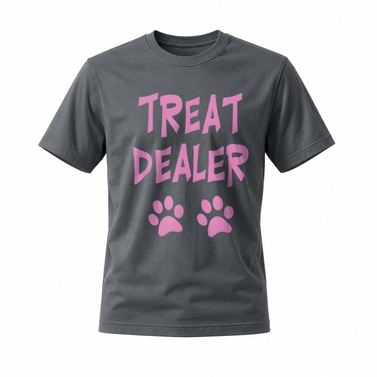 Treat Dealer Pink Paw Print T-Shirt for Pet Lovers - Image 6