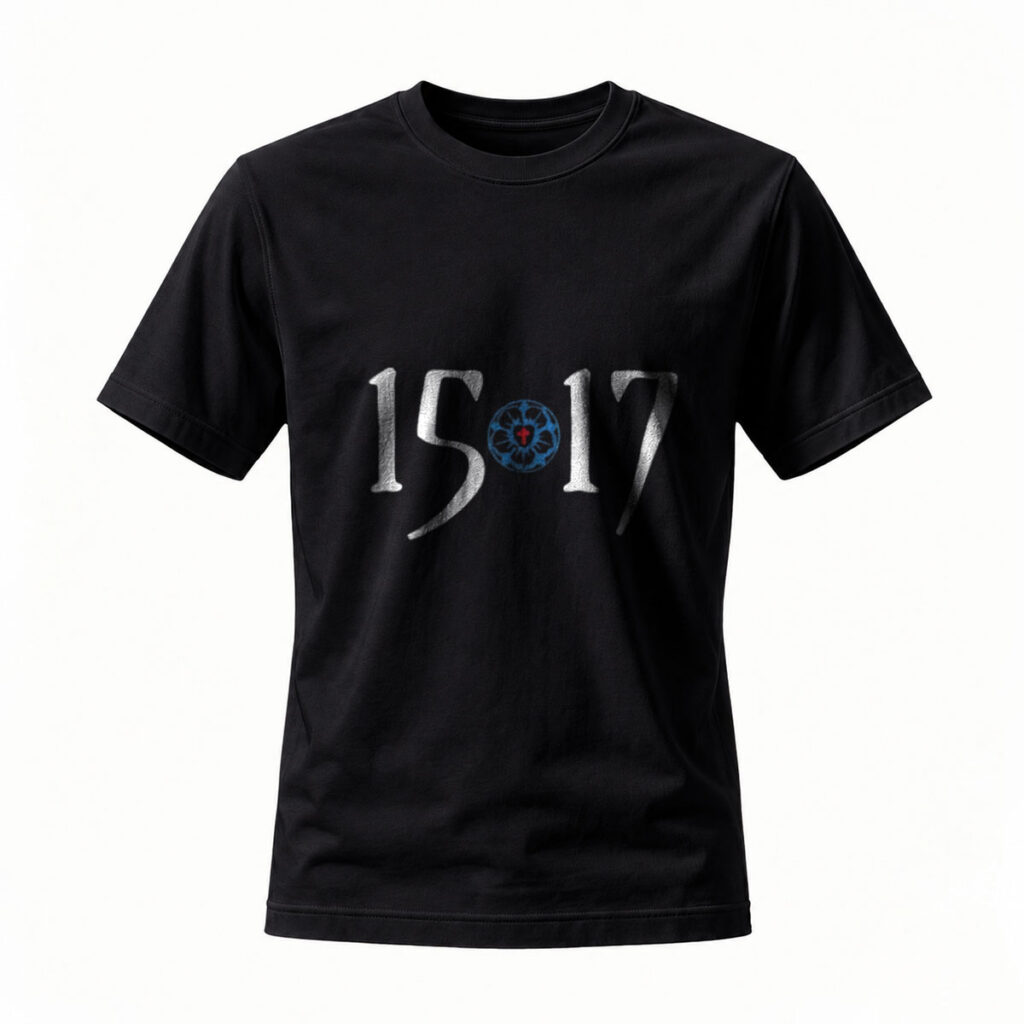 1517 Logo T-Shirt Men's Black Casual Wear Gift for Fans
