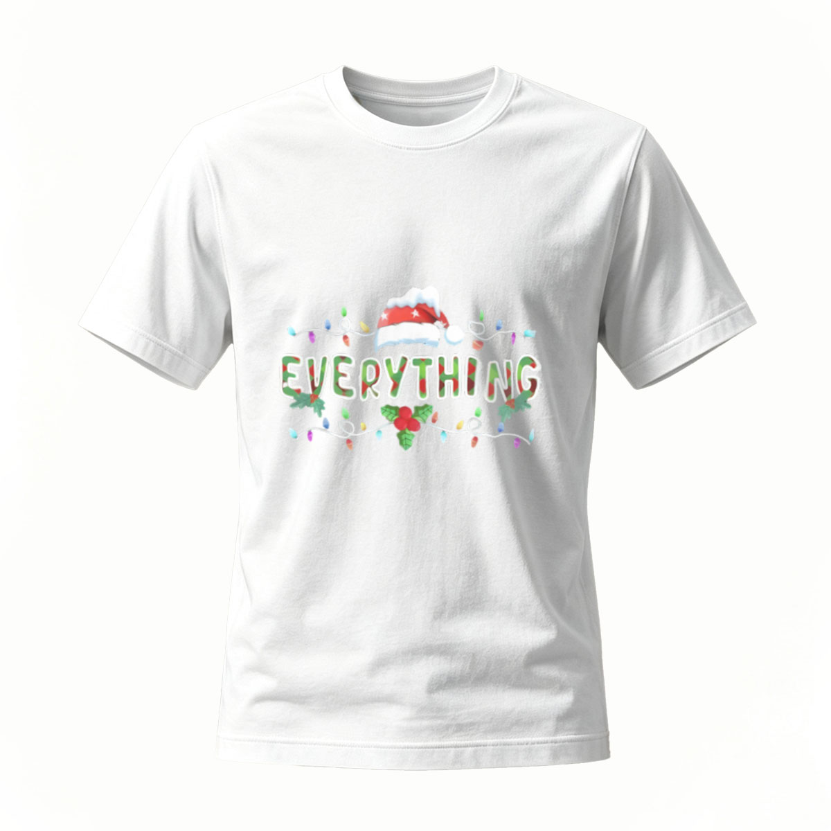 Christmas Everything T-Shirt Men's Holiday Gift Wear - Image 2