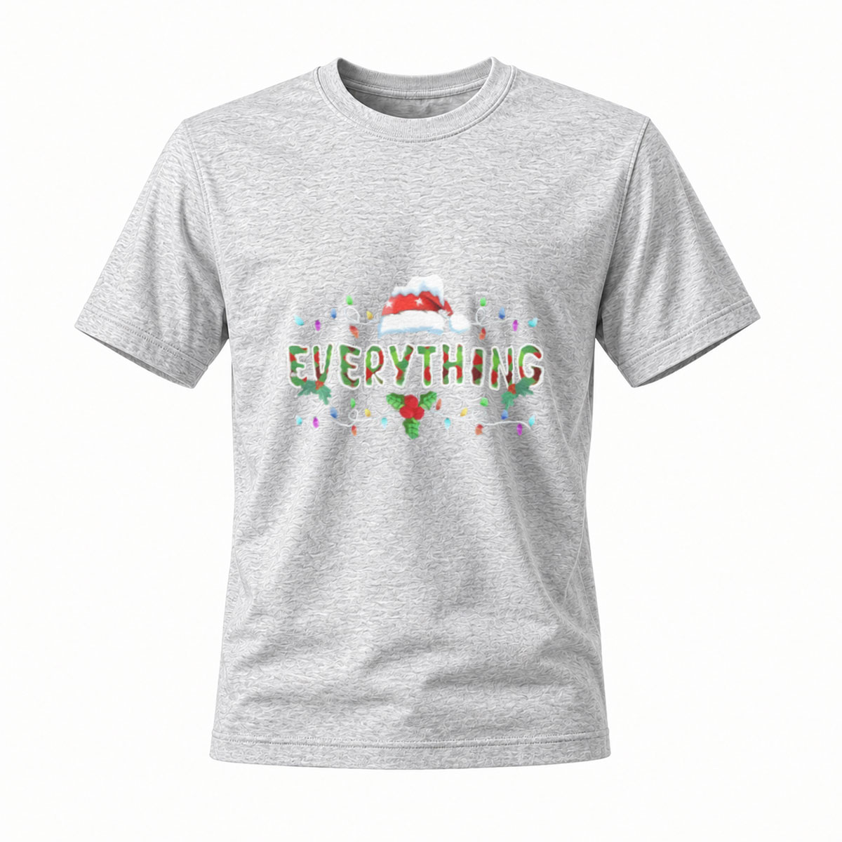 Christmas Everything T-Shirt Men's Holiday Gift Wear - Image 3