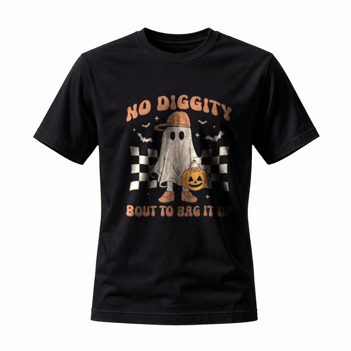 No Diggity Ghost Halloween T-Shirt Men's Funny Costume Party Gift