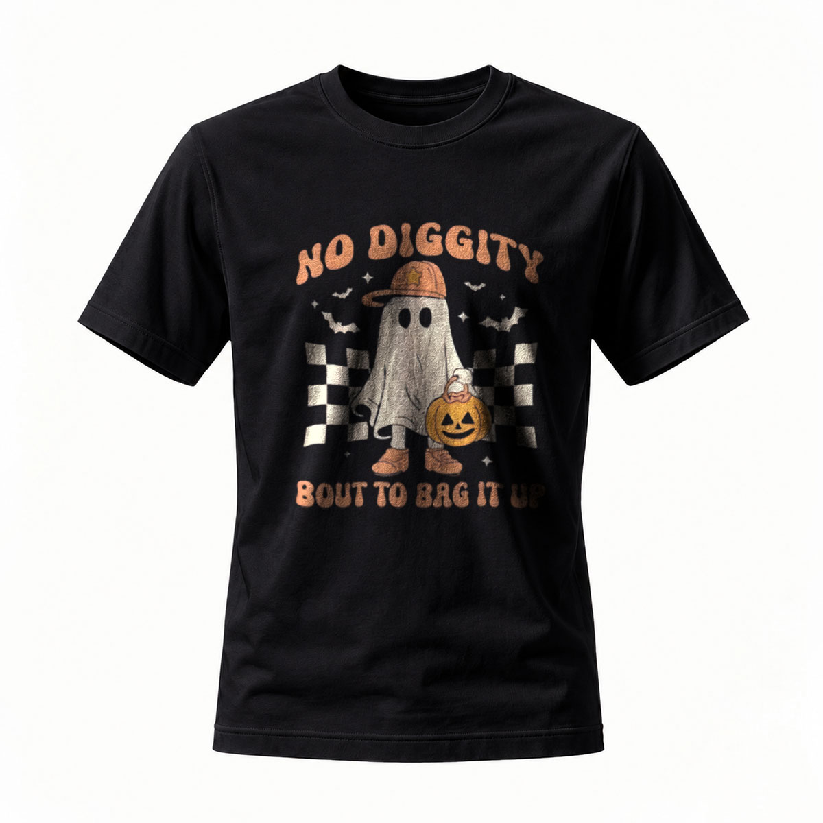 No Diggity Ghost Halloween T-Shirt Men Women Funny Costume Gift
