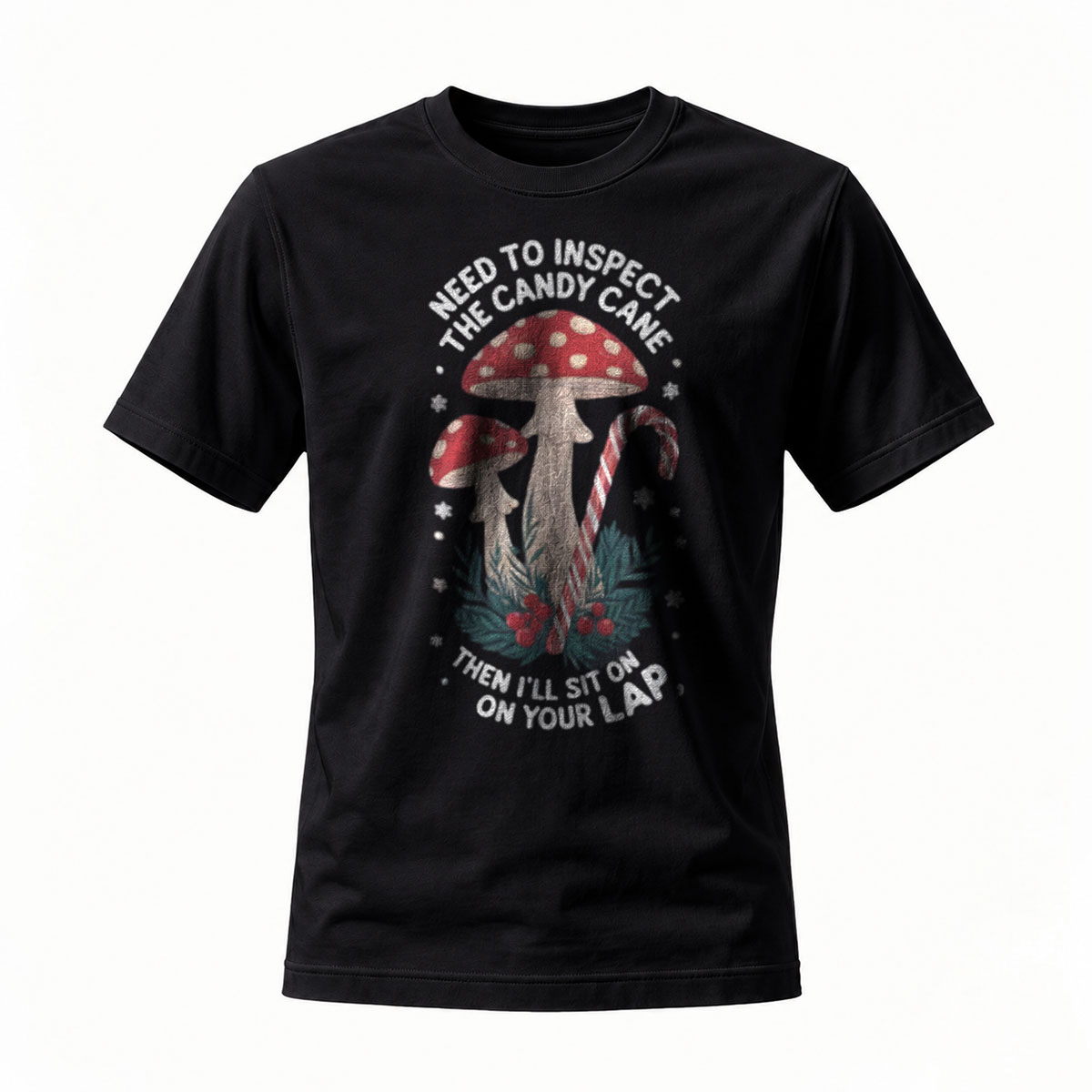 Need to Inspect the Candy Cane Men's T-Shirt Christmas Gift