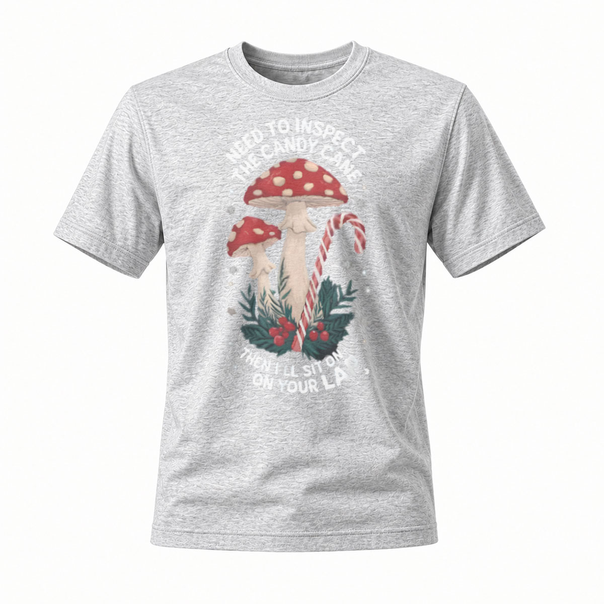 Need to Inspect the Candy Cane Men's T-Shirt Christmas Gift - Image 3