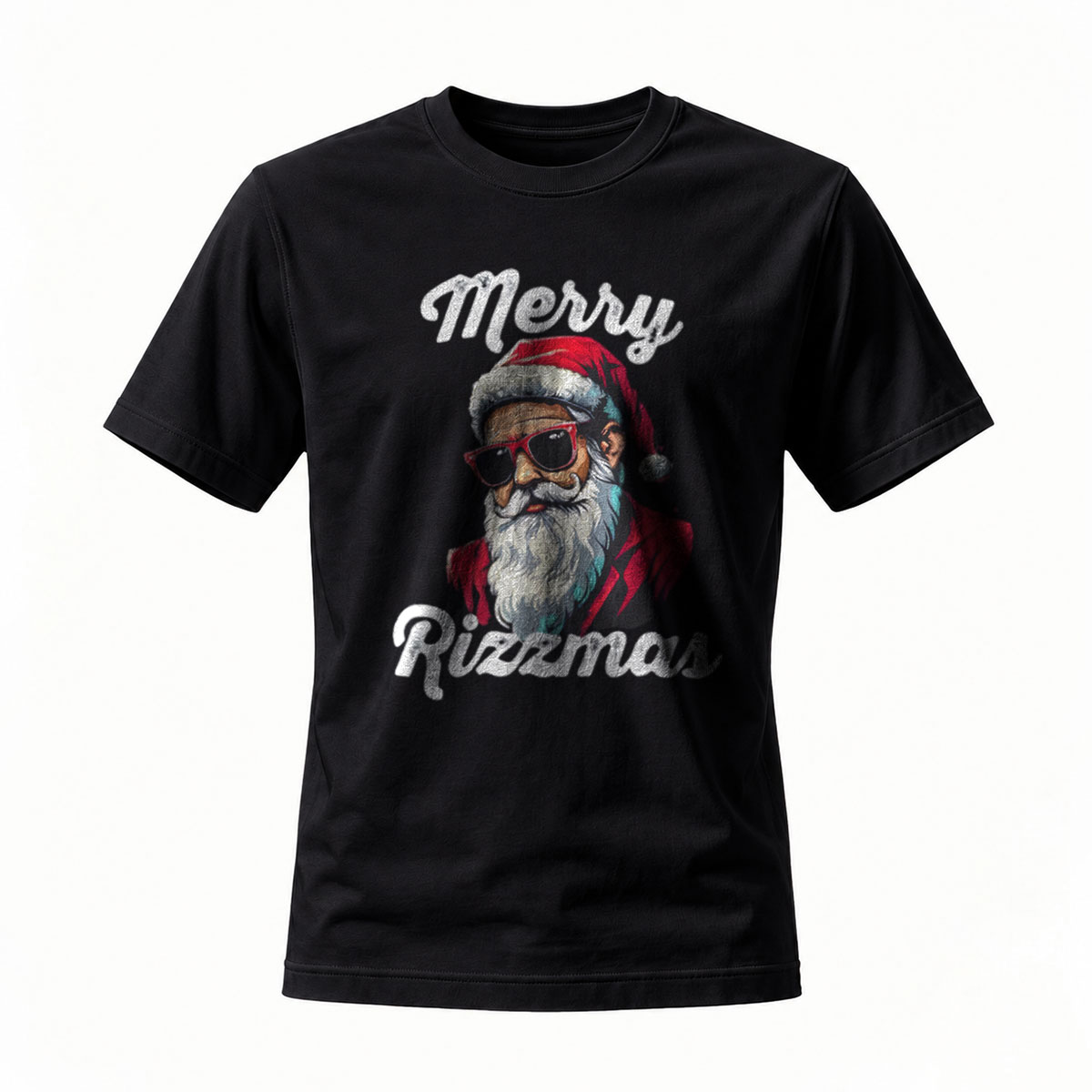 Merry Rizzmas Santa Claus T-Shirt Men's Christmas Gift