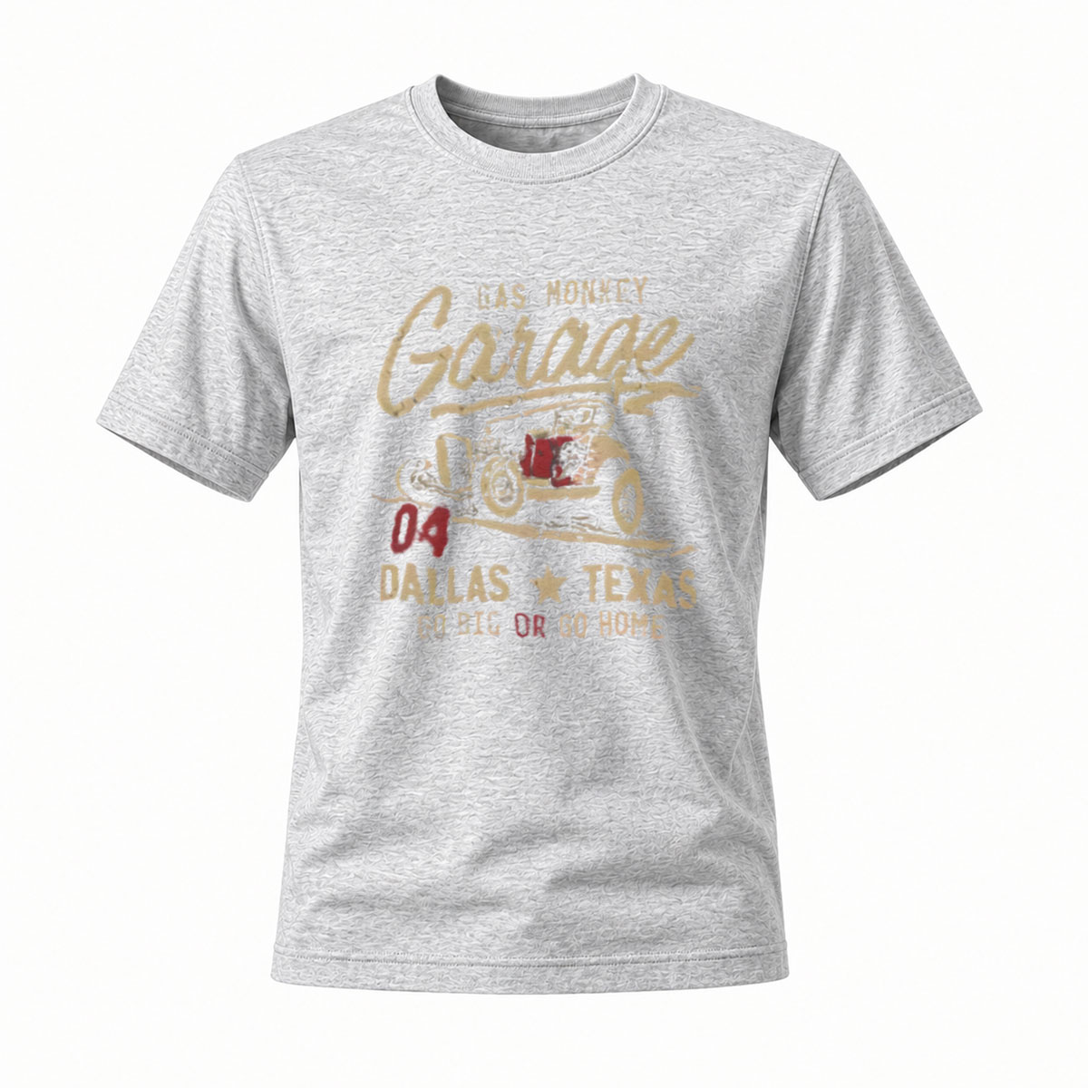 Gas Monkey Garage Dallas Texas Men's T-Shirt Classic Car Design - Image 3