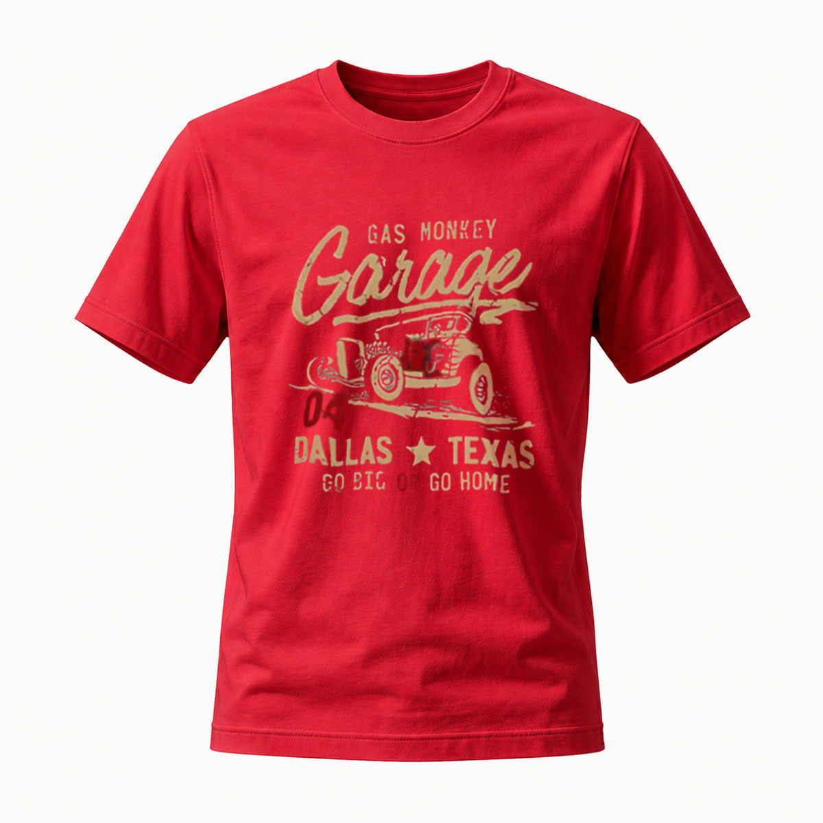 Gas Monkey Garage Dallas Texas Men's T-Shirt Classic Car Design - Image 5