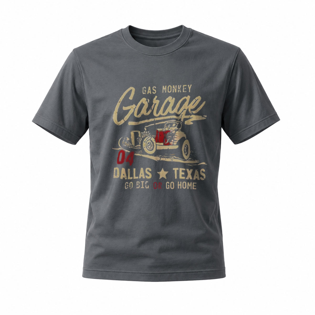 Gas Monkey Garage Dallas Texas Men's T-Shirt Classic Car Design - Image 6