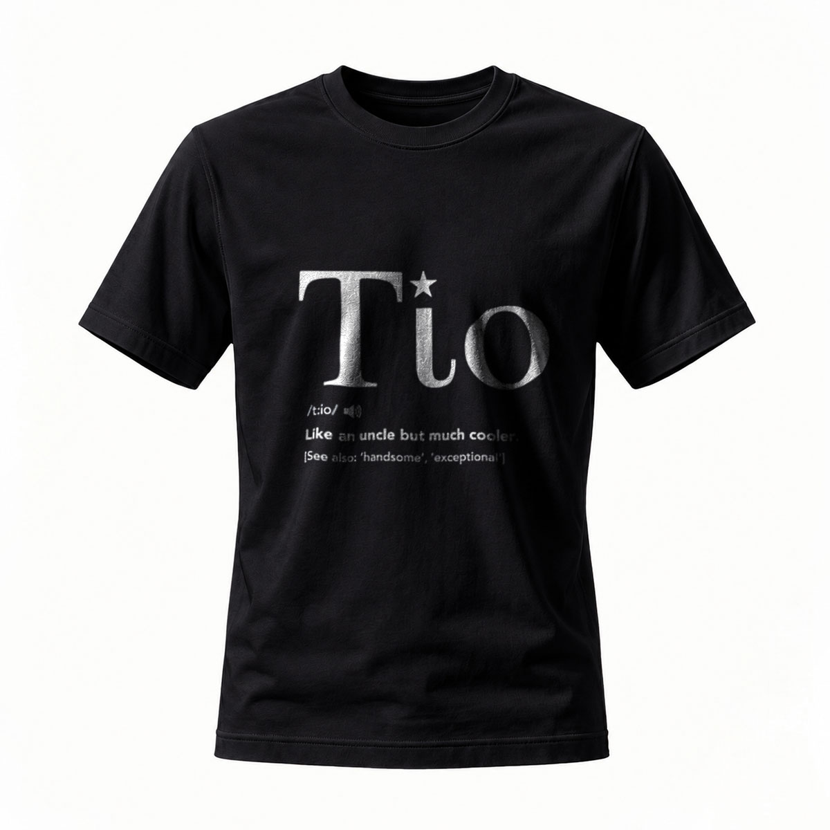 Tio Uncle Cool Mens T-Shirt Gift for Men Family Fun Wear