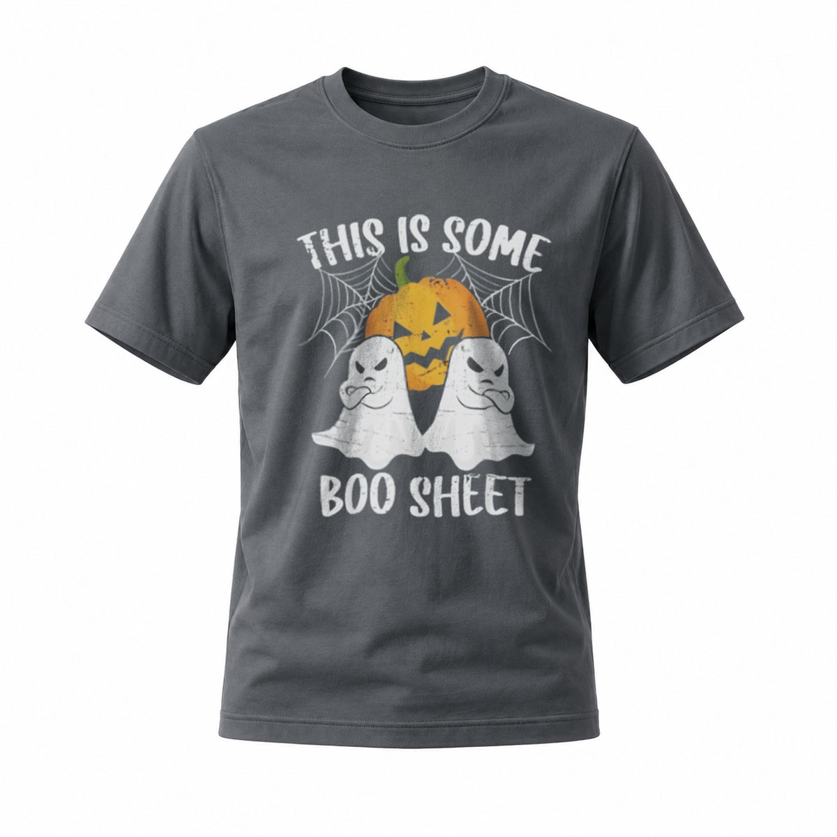 This Is Some Boo Sheet Halloween T-Shirt Men's Women's Funny Ghost Pumpkin Design - Image 6