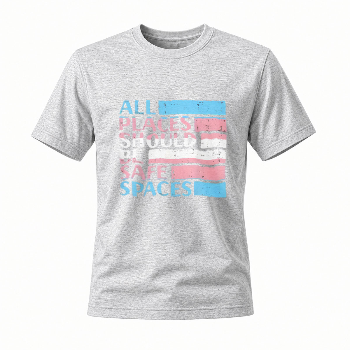 All Places Should Be Safe Spaces T-Shirt Men Women Casual Wear - Image 3