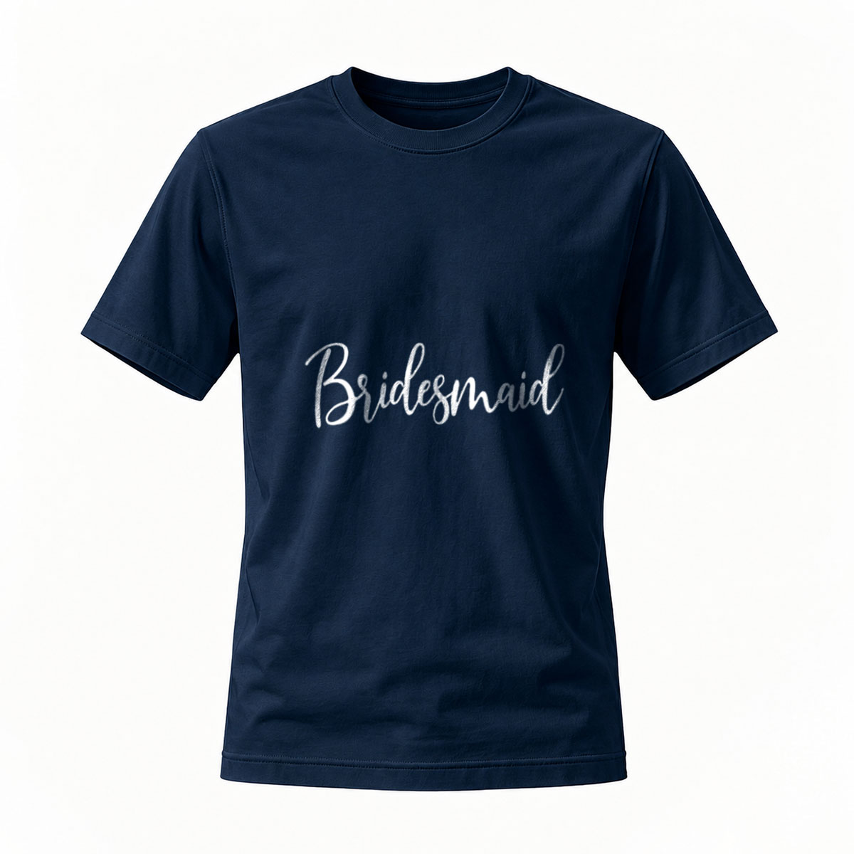 Bridesmaid T-Shirt Women's Black Wedding Party Gift - Image 7