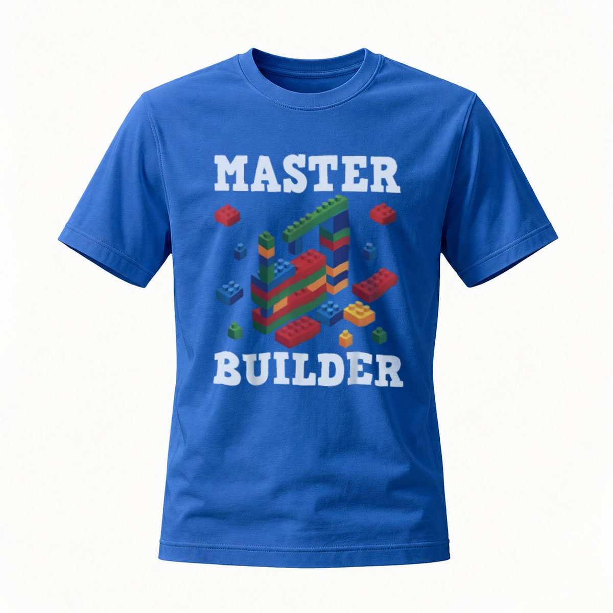 Master Builder Lego Style T-Shirt for Kids and Adults - Image 4