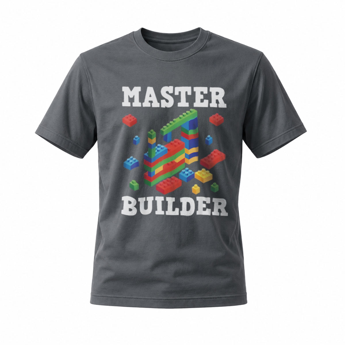Master Builder Lego Style T-Shirt for Kids and Adults - Image 6