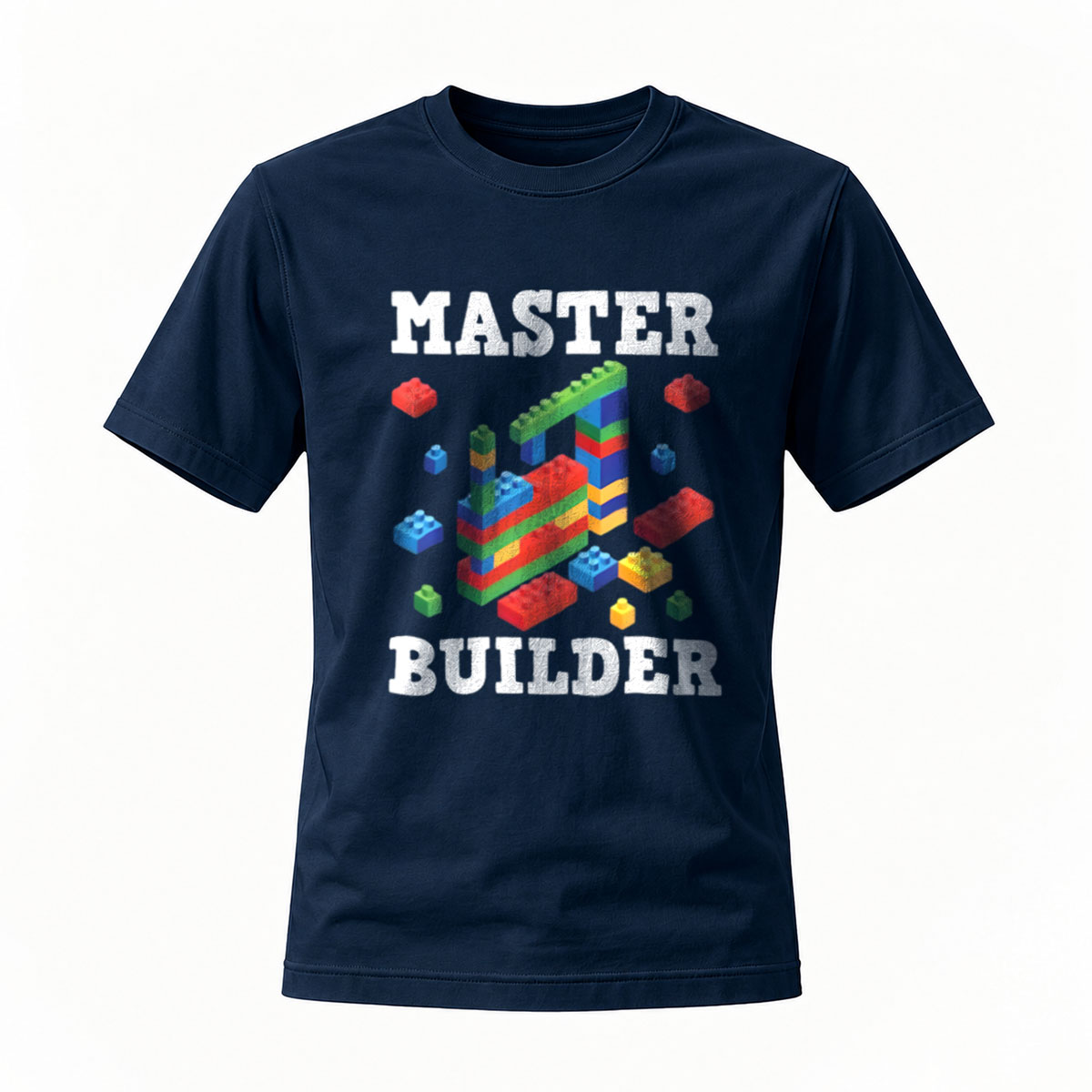 Master Builder Lego Style T-Shirt for Kids and Adults - Image 7