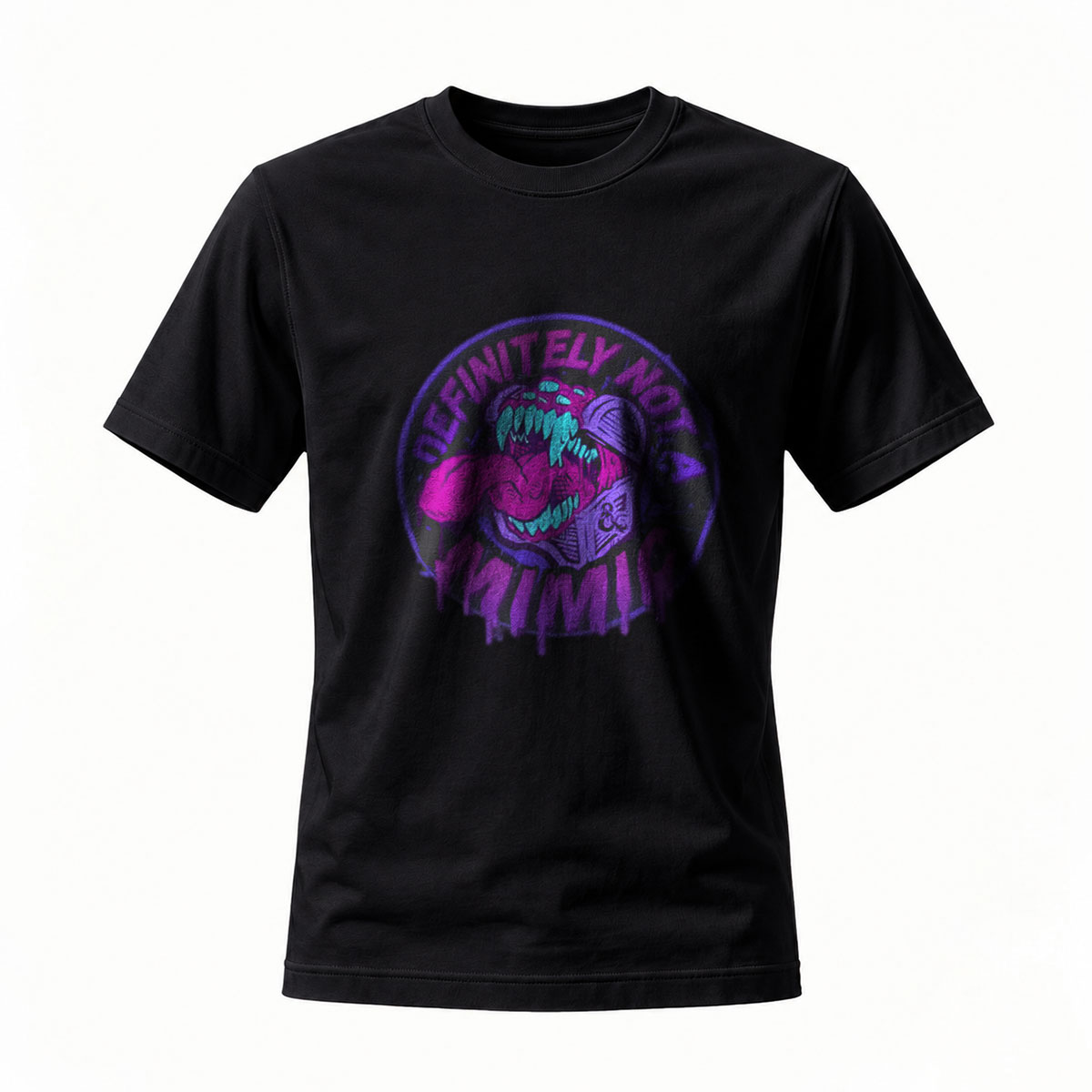 Definitely Not a Meme T-Shirt Men's Black Graphic Tee