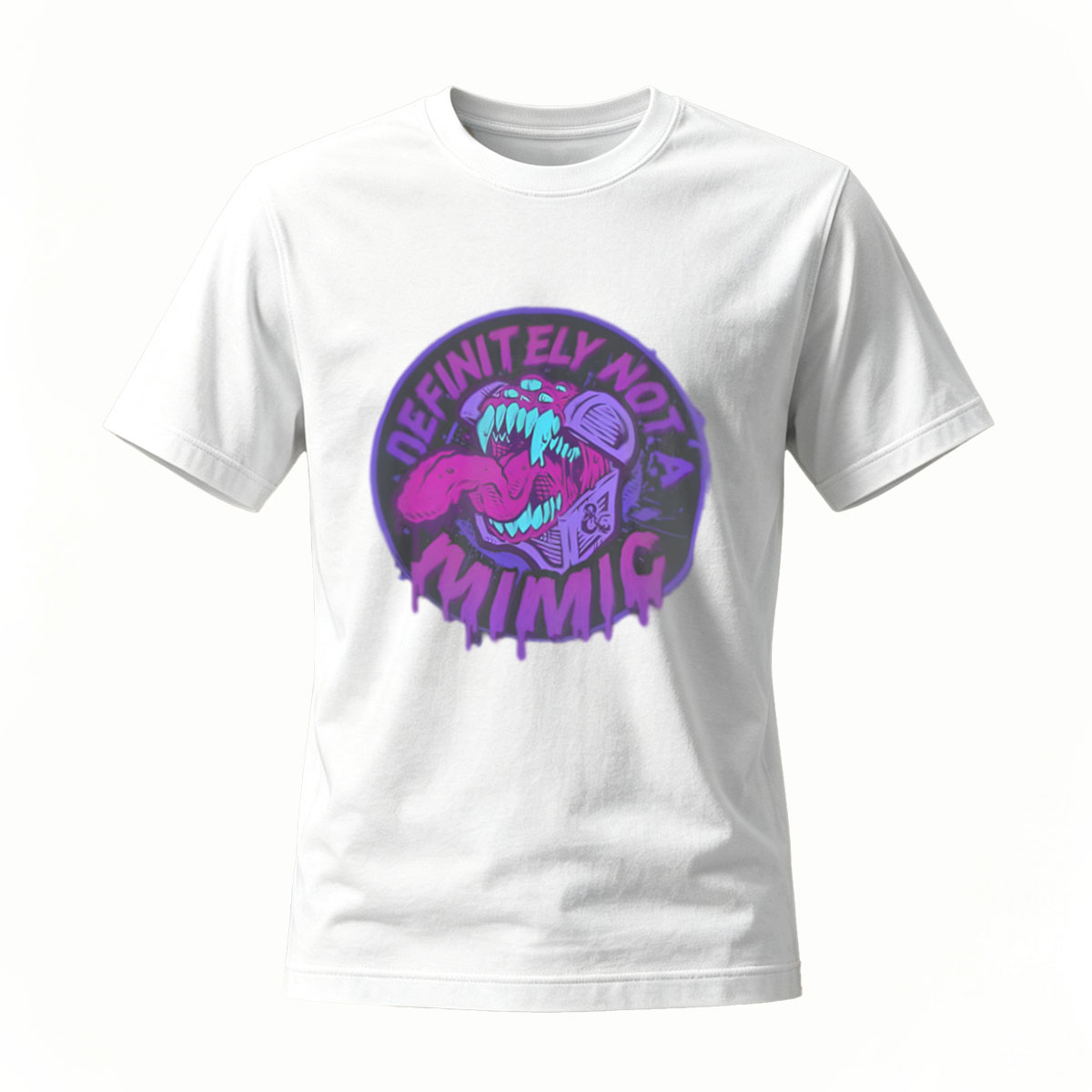 Definitely Not a Meme T-Shirt Men's Black Graphic Tee - Image 2