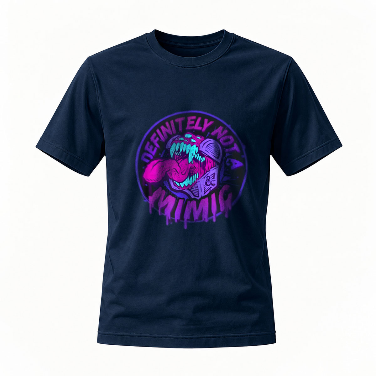 Definitely Not a Meme T-Shirt Men's Black Graphic Tee - Image 7