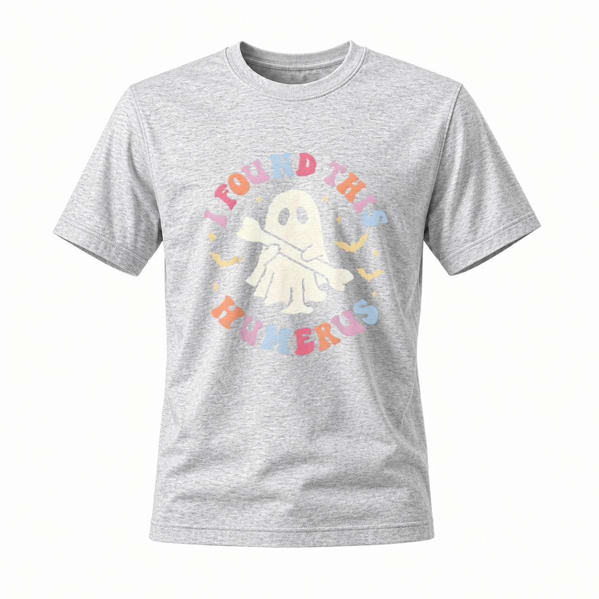 I Found This Humerus Ghost Halloween T-Shirt Men Women Funny Gift - Image 3
