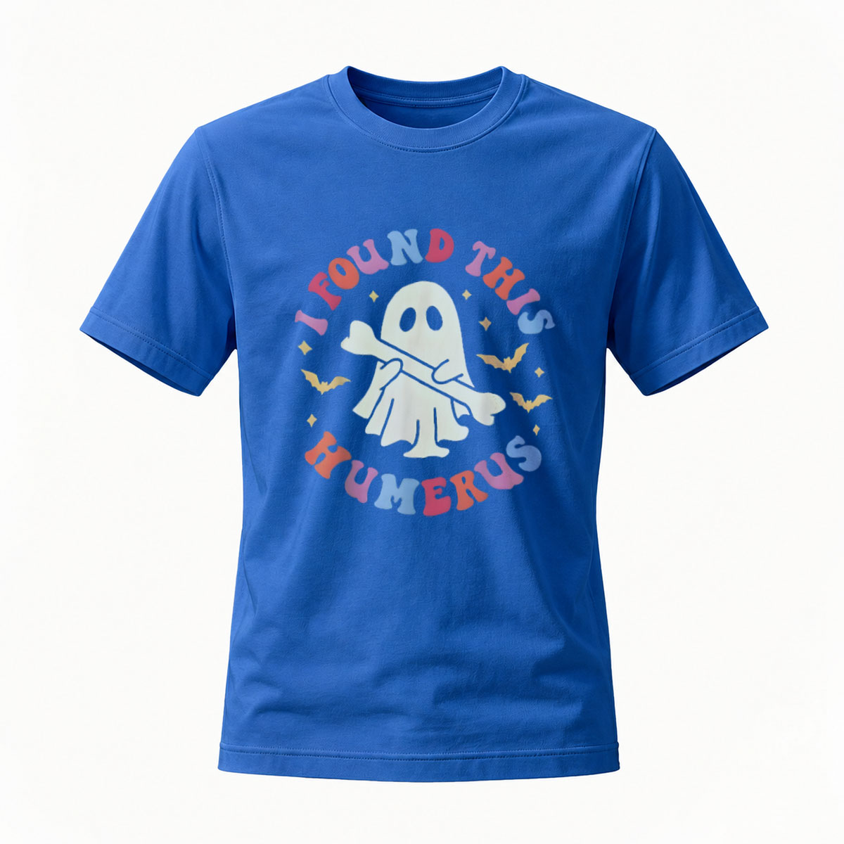 I Found This Humerus Ghost Halloween T-Shirt Men Women Funny Gift - Image 4