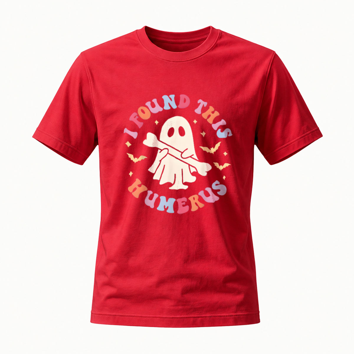 I Found This Humerus Ghost Halloween T-Shirt Men Women Funny Gift - Image 5