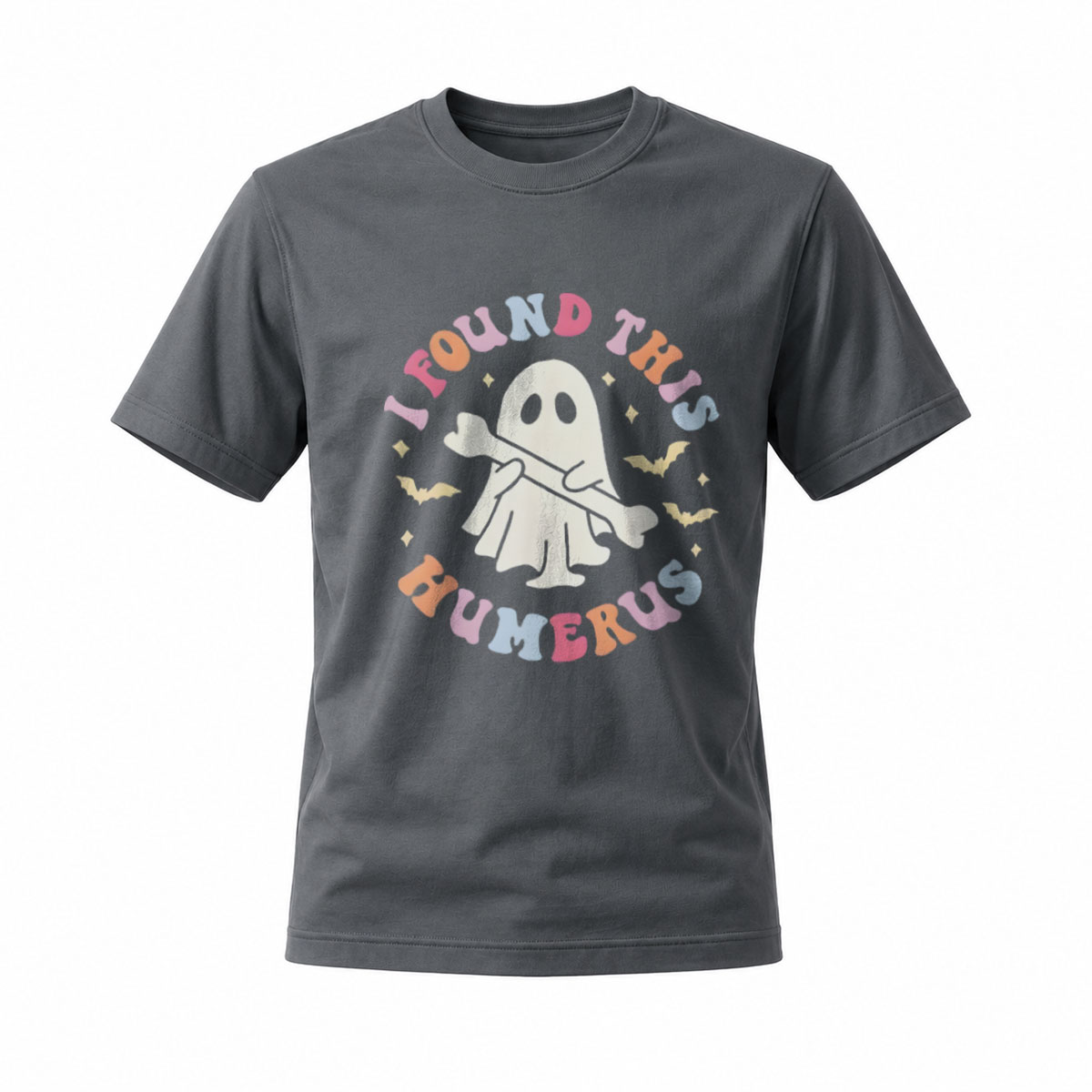 I Found This Humerus Ghost Halloween T-Shirt Men Women Funny Gift - Image 6
