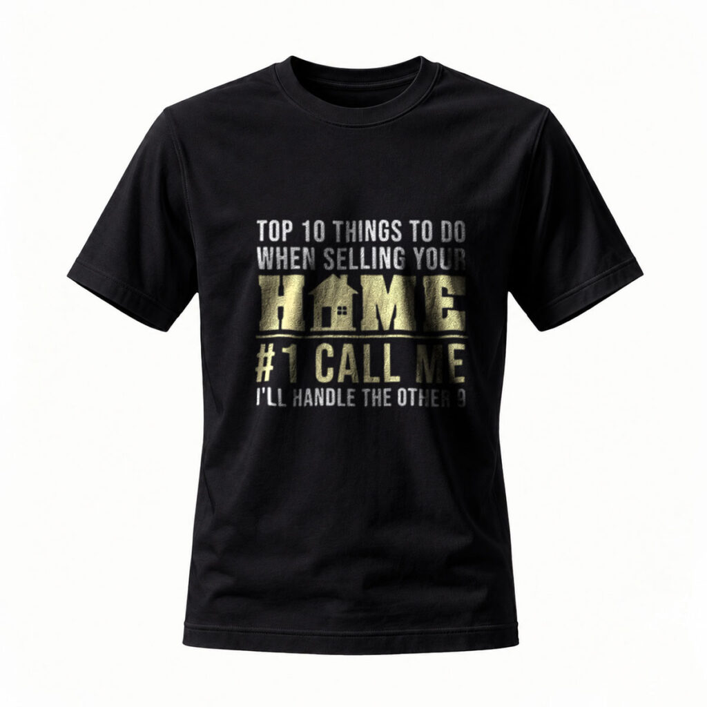 Top 10 Things to Do When Selling Your Home Call Me First Men's T-Shirt